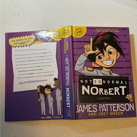 Not So Normal Norbert by James Patterson and Joey Green Hardback Book - Picture 7 of 8